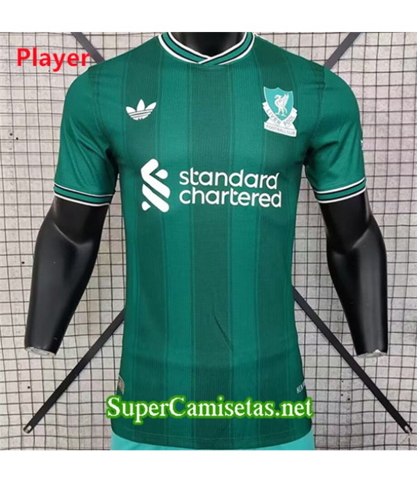 Tailandia Equipacion Camiseta Liverpool Player Verde 2025 2026