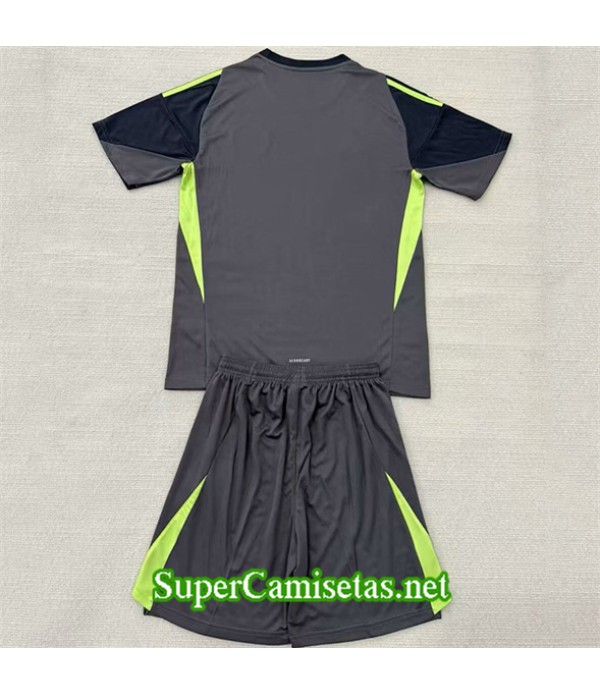 Tailandia Equipacion Camiseta Manchester United Enfant Portero Negro 2025 2026