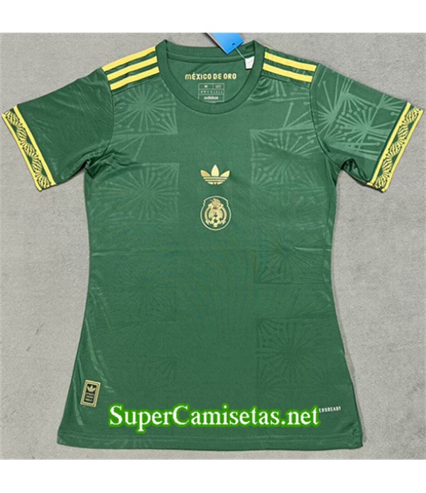 Tailandia Equipacion Camiseta México Femme Copa De Oro Verde 2025 2026