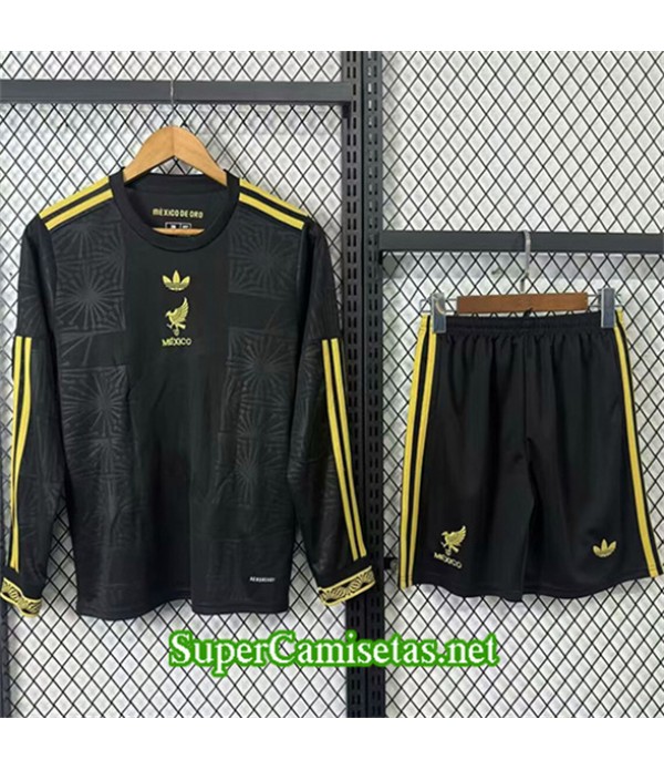 Tailandia Equipacion Camiseta México Niño Copa De Oro Manga Larga 2025 2026