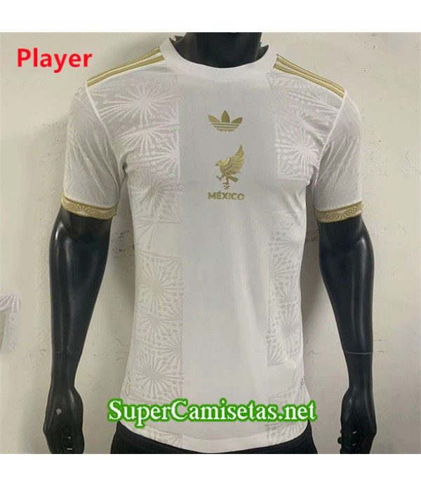 Tailandia Equipacion Camiseta México Player Copa De Oro Especial Blanco 2025 2026