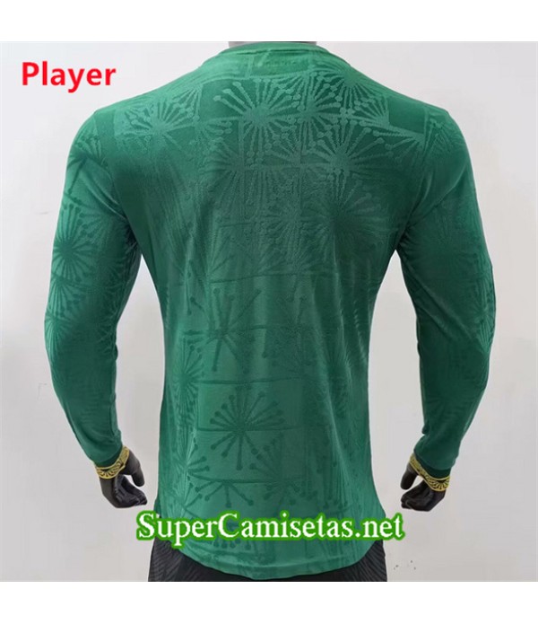 Tailandia Equipacion Camiseta México Player Copa De Oro Especial Manga Larga 2025 2026