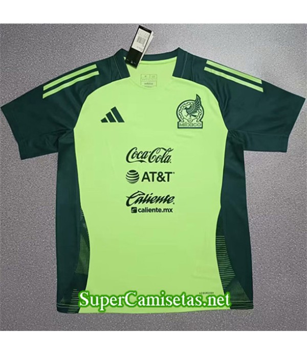 Tailandia Equipacion Camiseta México Training Light Verde 2025 2026