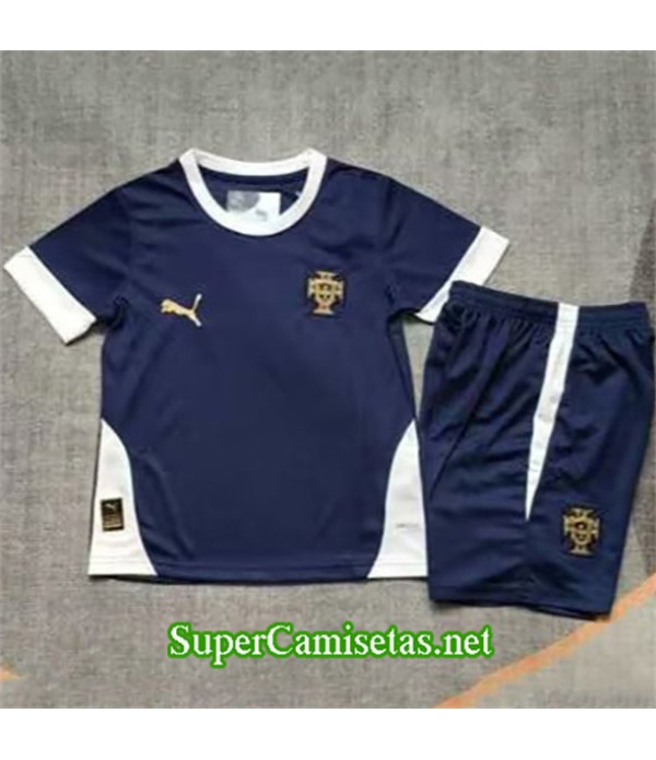Tailandia Equipacion Camiseta Portugal Niño Training Azul 2025 2026