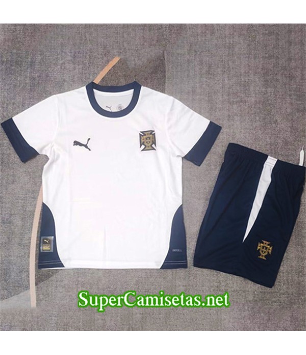 Tailandia Equipacion Camiseta Portugal Niño Training Blanco 2025 2026