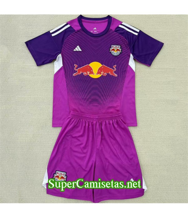 Tailandia Equipacion Camiseta Rb Leipzig Niño Portero Púrpura 2025 2026