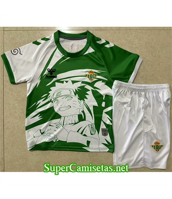 Tailandia Equipacion Camiseta Real Betis Niño Naruto 2025 2026