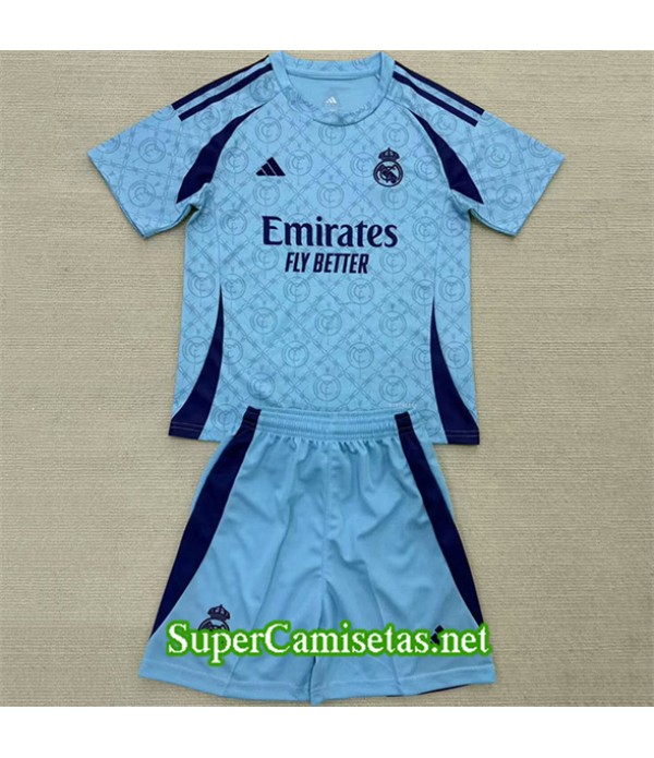 Tailandia Equipacion Camiseta Real Madrid Enfant Azul 2025 2026