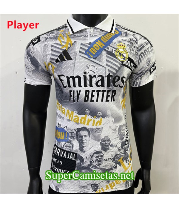 Tailandia Equipacion Camiseta Real Madrid Player Star Painted 2025 2026