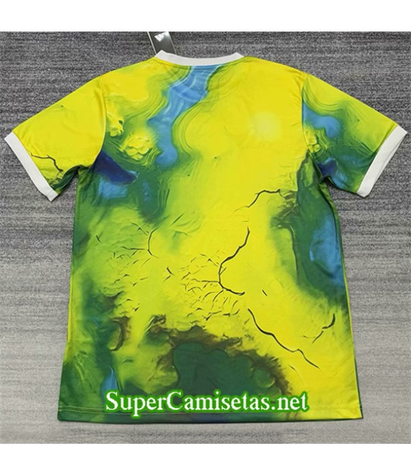 Tailandia Equipacion Camiseta Real Madrid Training Amarillo/verde 2025 2026