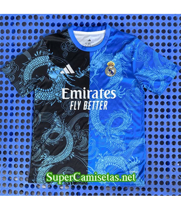 Tailandia Equipacion Camiseta Real Madrid Training Dragon Azul 2025 2026