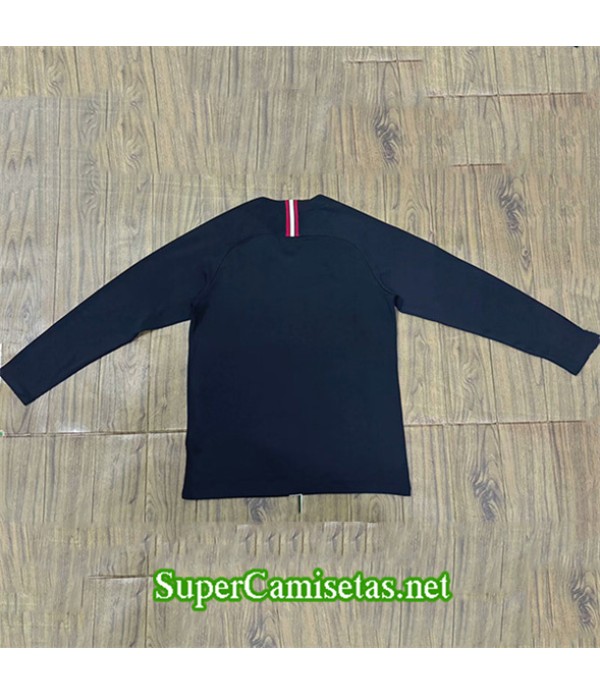 Tailandia Equipacion Camiseta Retro Psg Manga Larga Negro 2018 19