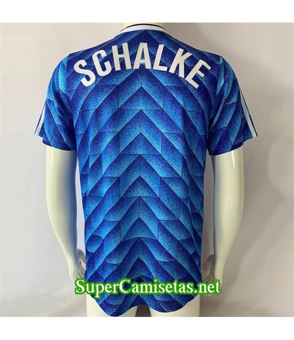 Tailandia Equipacion Camiseta Retro Schalke 04 Special 1988 89