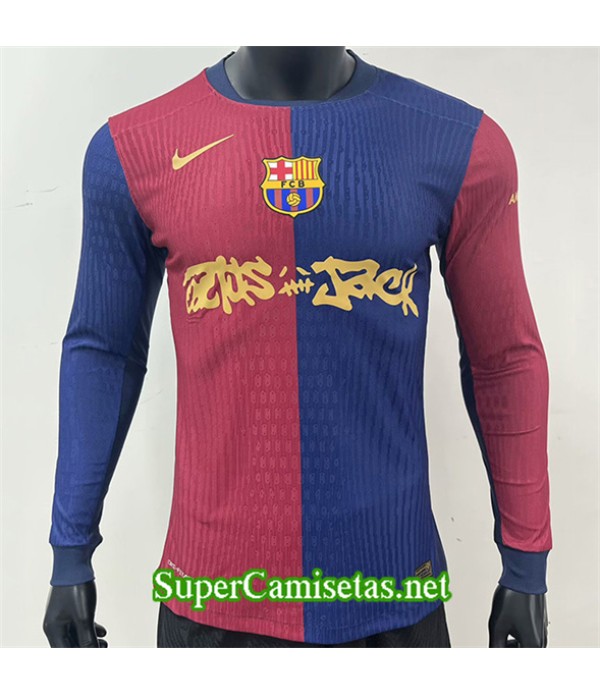 Tailandia Primera Equipacion Camiseta Barcelona Player Marca Compartida Manga Larga 2025 2026