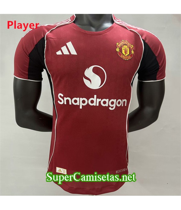 Tailandia Primera Equipacion Camiseta Manchester United Player 2025 2026