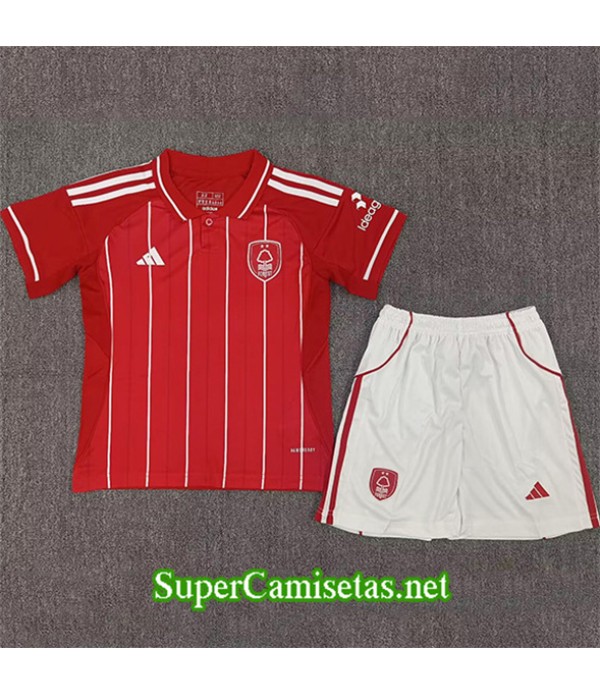 Tailandia Primera Equipacion Camiseta Nottingham Forest Niño 2025 2026