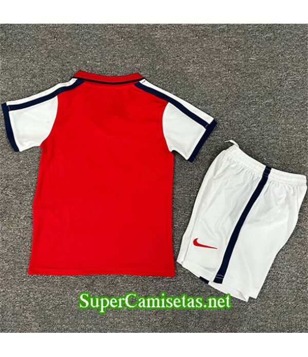 Tailandia Primera Equipacion Camiseta Retro Arsenal Niño 2000 02