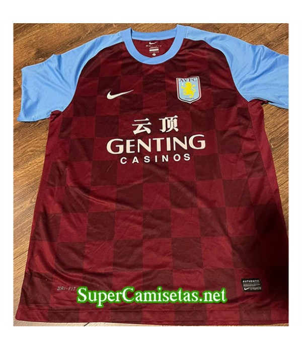 Tailandia Primera Equipacion Camiseta Retro Aston Villa 2011 12