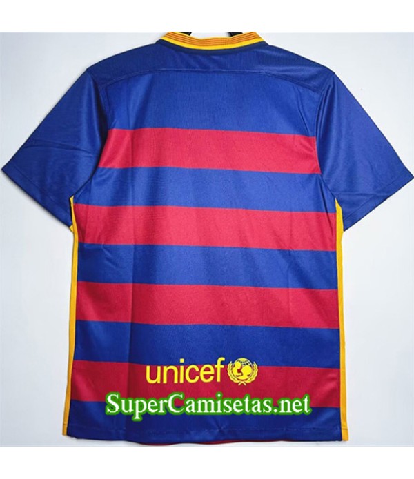 Tailandia Primera Equipacion Camiseta Retro Barcelona 2015 16