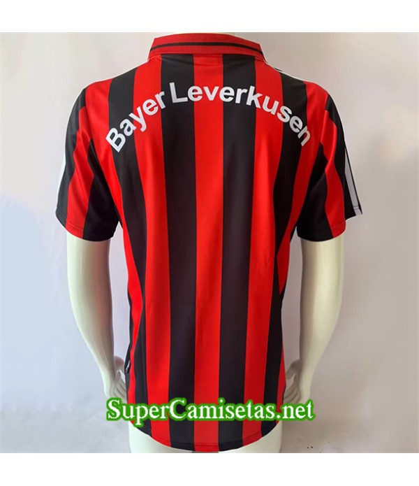 Tailandia Primera Equipacion Camiseta Retro Bayer Leverkusen 2000 01