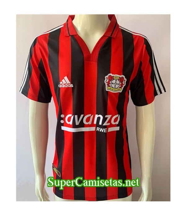Tailandia Primera Equipacion Camiseta Retro Bayer Leverkusen 2000 01