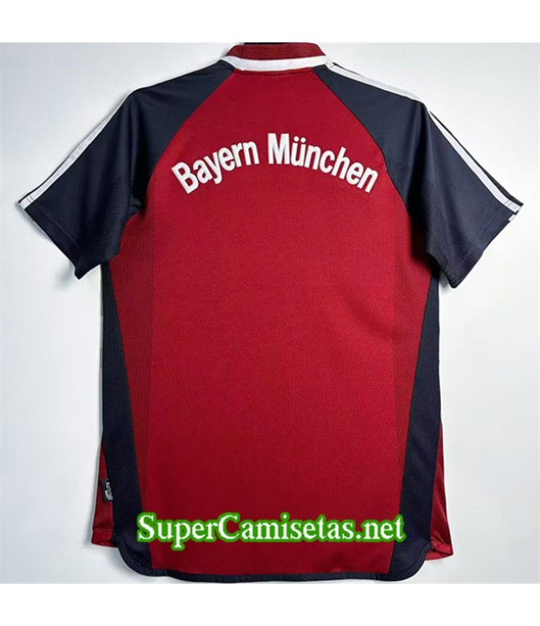Tailandia Primera Equipacion Camiseta Retro Bayern Munich 2001 02