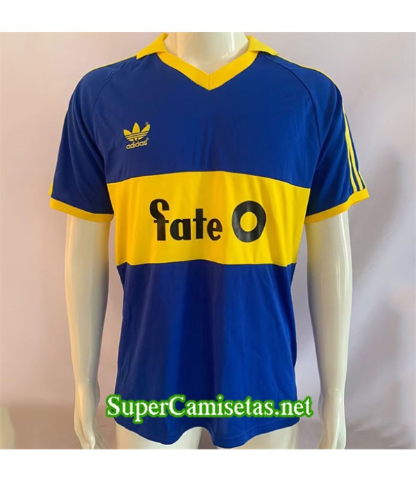 Tailandia Primera Equipacion Camiseta Retro Boca 1986 88
