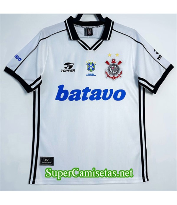 Tailandia Primera Equipacion Camiseta Retro Corinthians 1999 00