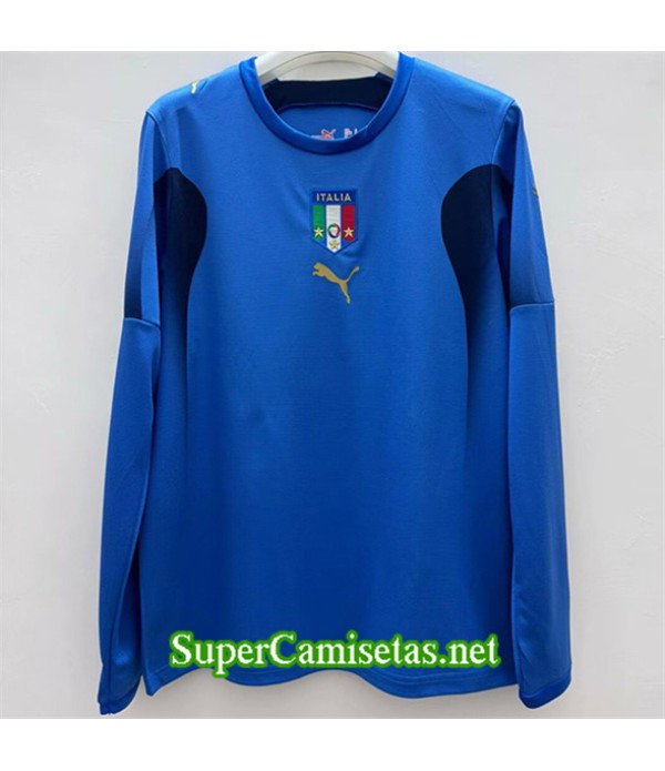 Tailandia Primera Equipacion Camiseta Retro Italia Manga Larga 2006