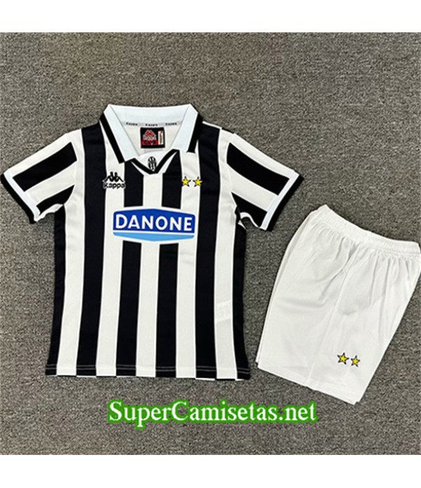 Tailandia Primera Equipacion Camiseta Retro Juventus Enfant 1994 95