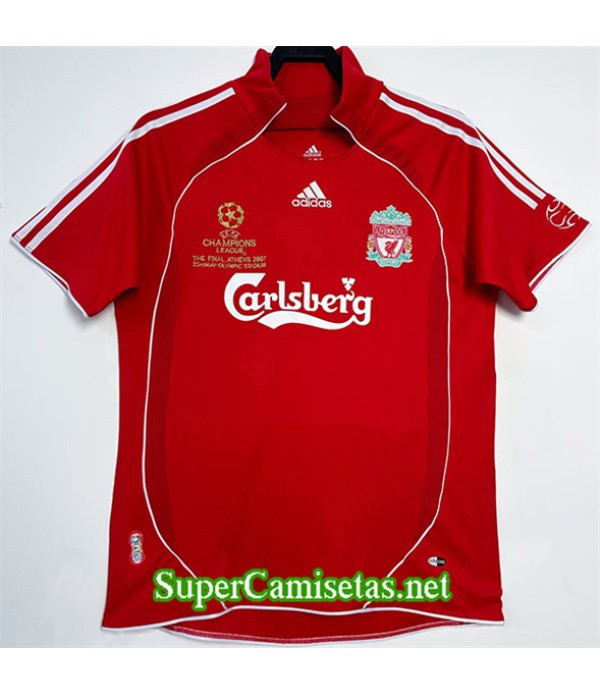 Tailandia Primera Equipacion Camiseta Retro Liverpool Liga De Campeones 2006 08
