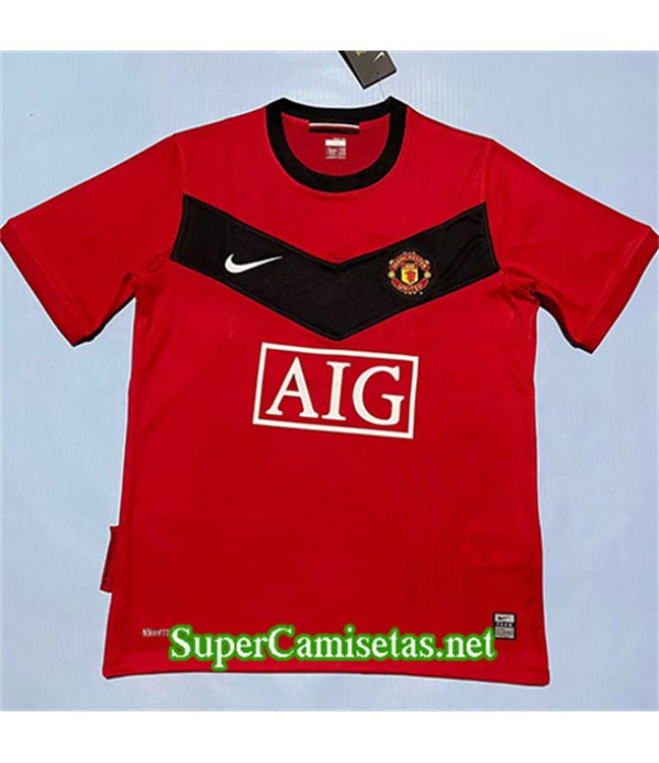 Tailandia Primera Equipacion Camiseta Retro Manchester United 2009 10