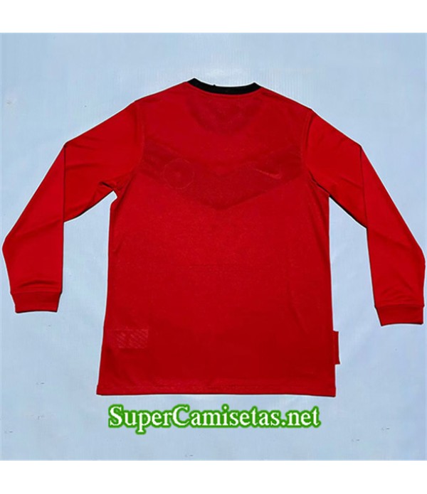 Tailandia Primera Equipacion Camiseta Retro Manchester United Manga Larga 2009 10