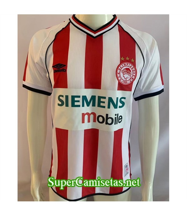 Tailandia Primera Equipacion Camiseta Retro Olympia 2001 02