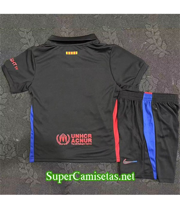 Tailandia Segunda Equipacion Camiseta Barcelona Enfant Negro 2025 2026