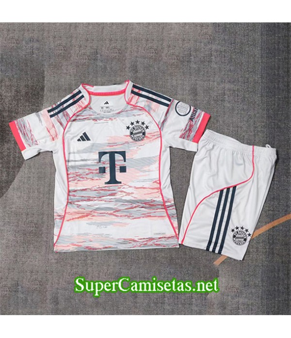 Tailandia Segunda Equipacion Camiseta Bayern Munich Enfant 2025 2026