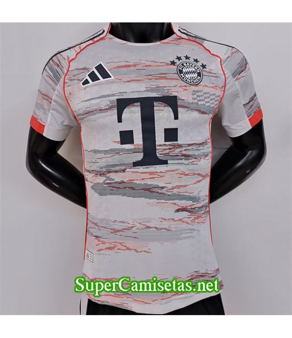 Tailandia Segunda Equipacion Camiseta Bayern Munich Player 2025 2026
