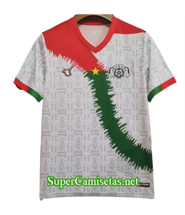 Tailandia Segunda Equipacion Camiseta Burkina Faso Blanco 2024
