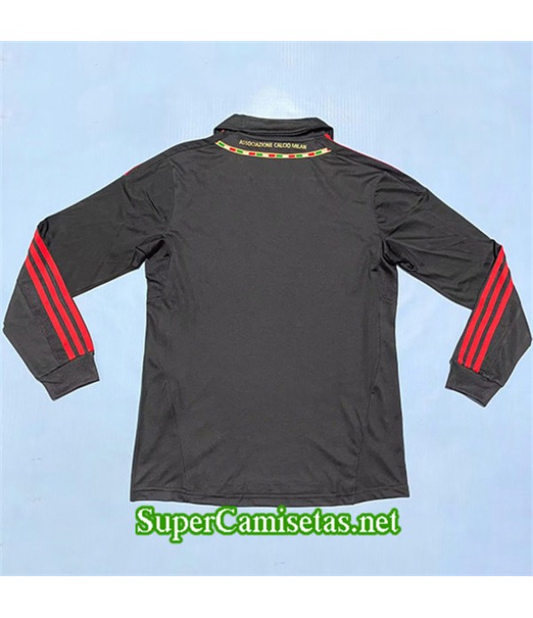 Tailandia Segunda Equipacion Camiseta Retro Ac Milan Manga Larga 2011 12