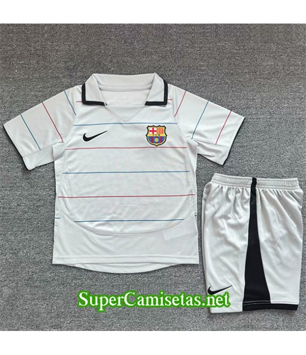 Tailandia Segunda Equipacion Camiseta Retro Barcelona Enfant 2003 04