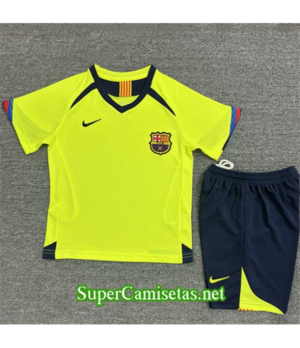 Tailandia Segunda Equipacion Camiseta Retro Barcelona Niño 2005 06