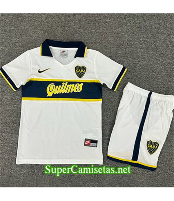 Tailandia Segunda Equipacion Camiseta Retro Boca Enfant 1996 97