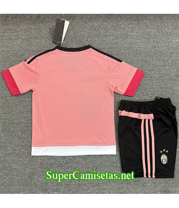 Tailandia Segunda Equipacion Camiseta Retro Juventus Enfant 2015 16