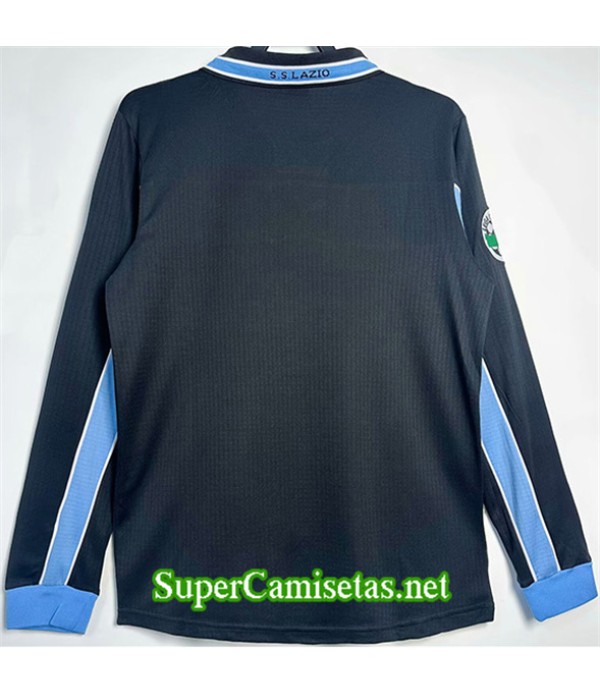 Tailandia Segunda Equipacion Camiseta Retro Lazio Manga Larga 1998 99
