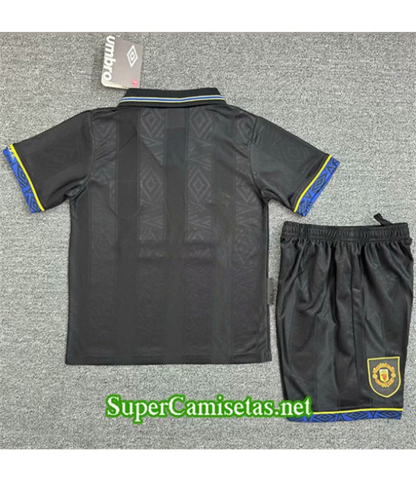 Tailandia Segunda Equipacion Camiseta Retro Manchester United Enfant 1993 94