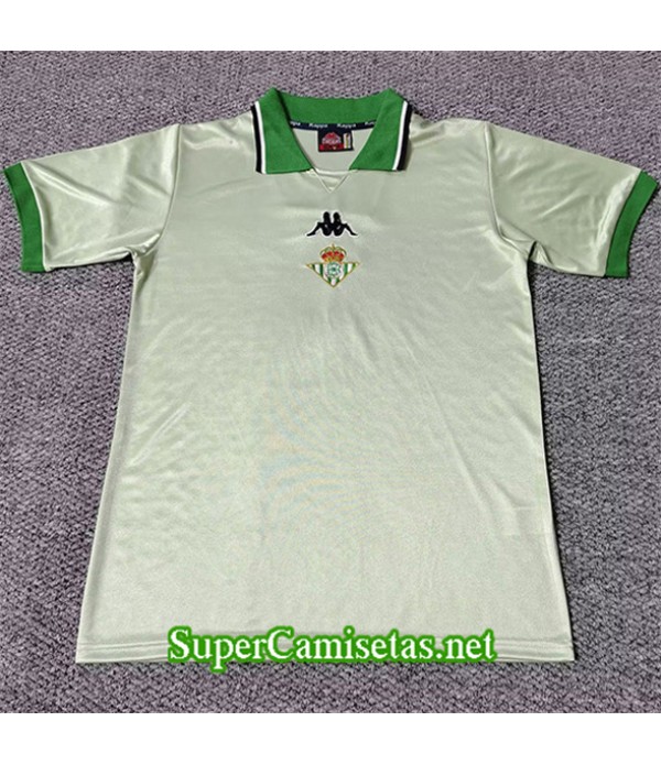 Tailandia Segunda Equipacion Camiseta Retro Real Betis 1999 00