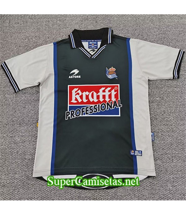 Tailandia Segunda Equipacion Camiseta Retro Real Sociedad 2000 02