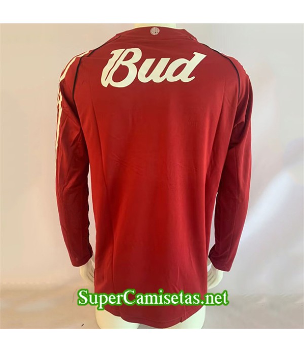 Tailandia Segunda Equipacion Camiseta Retro River Manga Larga 2005 06