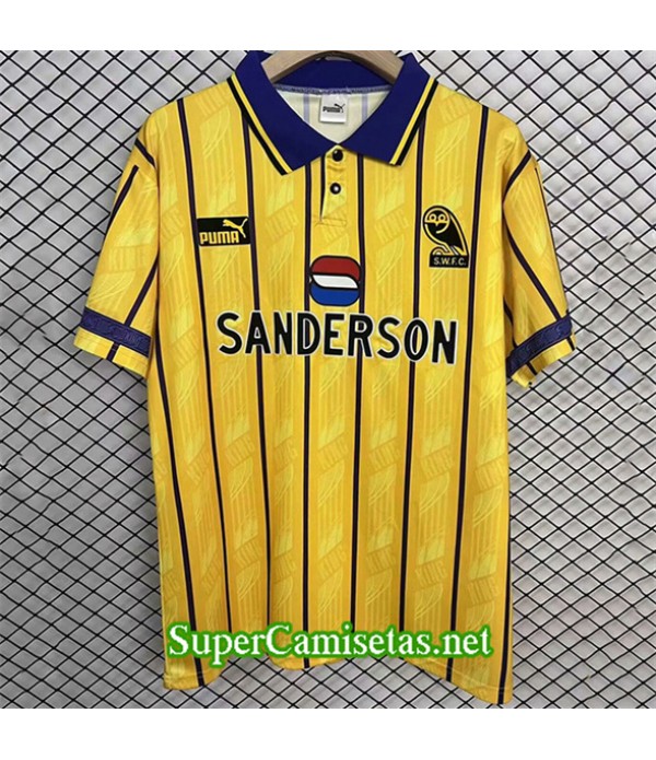 Tailandia Segunda Equipacion Camiseta Retro Sheffield Wednesday F.c 1995