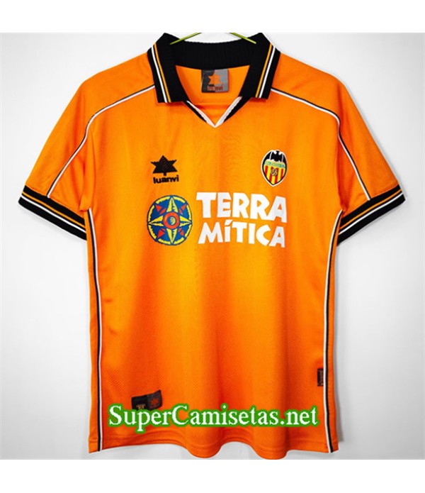 Tailandia Segunda Equipacion Camiseta Retro Valencia 1999 00